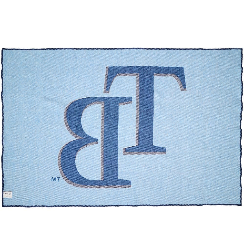 Tampa Bay Rays Wool Throw Blanket active Current Dry clean or hand wash Full Price MLB New Lower Price personalization