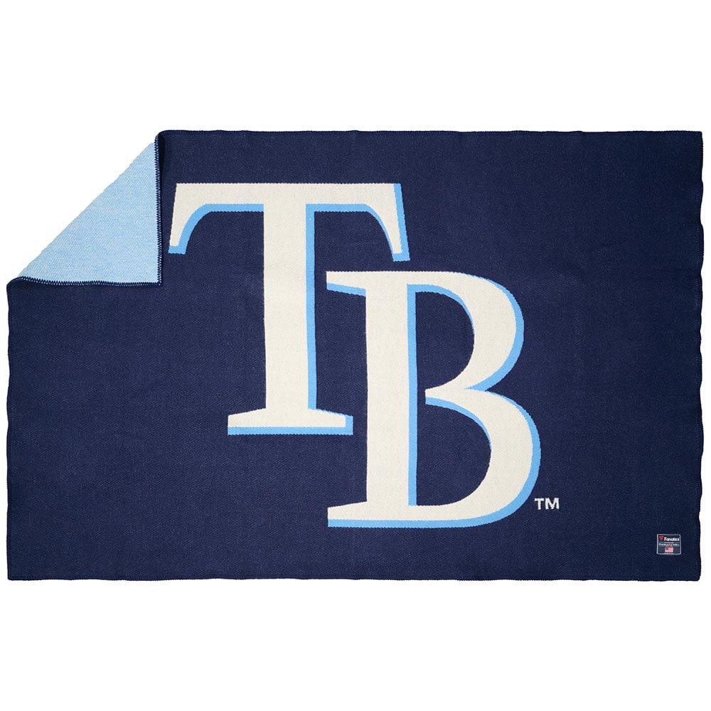 Tampa Bay Rays Wool Throw Blanket active Current Dry clean or hand wash Full Price MLB New Lower Price personalization