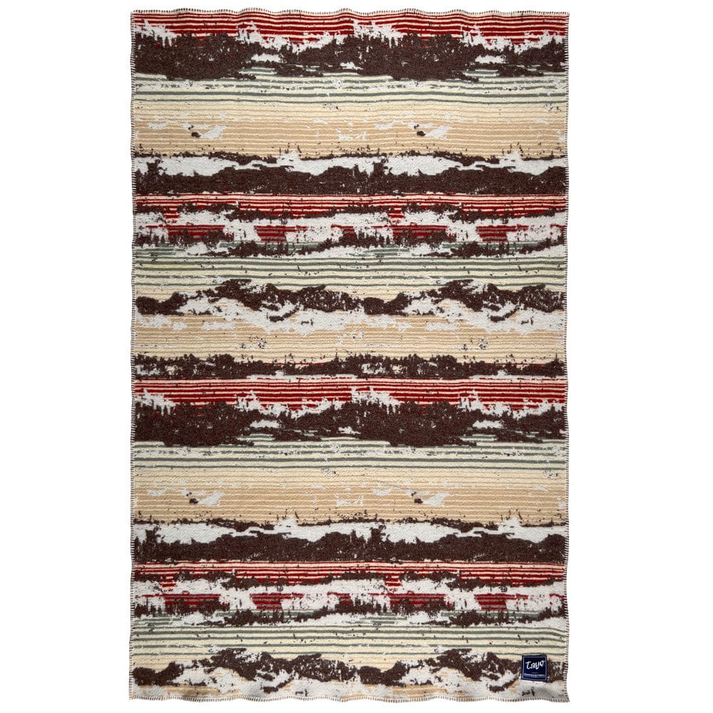Tayo Onadein Sahara Wool Throw Blanket 48" x 68" active Artist Collection Current Dry clean or hand wash Full Price Tayo Onadein Wool Throw