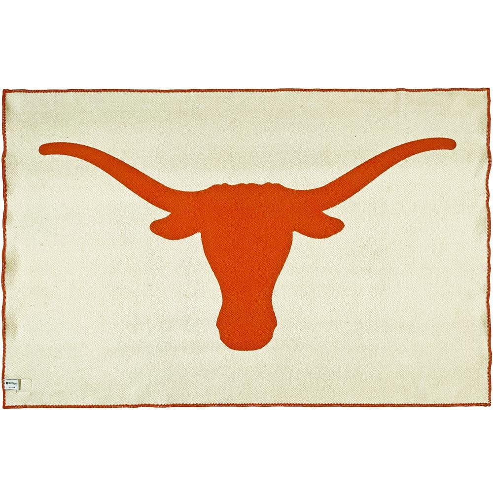 Texas Longhorns Wool Throw active Current Dry clean or hand wash Full Price personalization