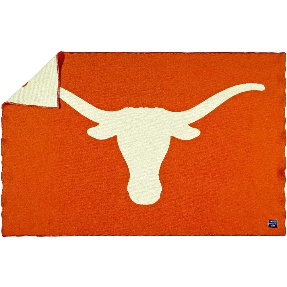 Texas Longhorns Wool Throw active Current Dry clean or hand wash Full Price personalization