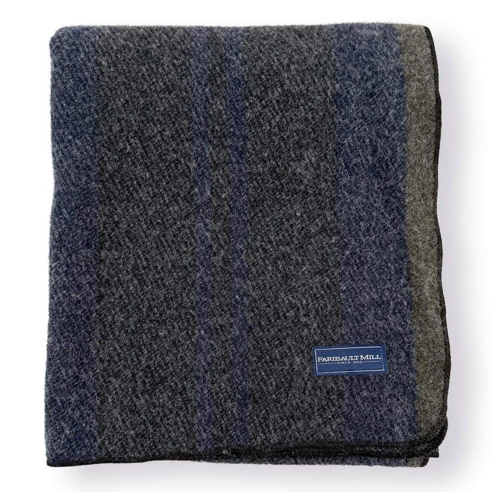 Timberline Stripe Wool Throw active Faribault machine washable Patterns & Plaids Sale