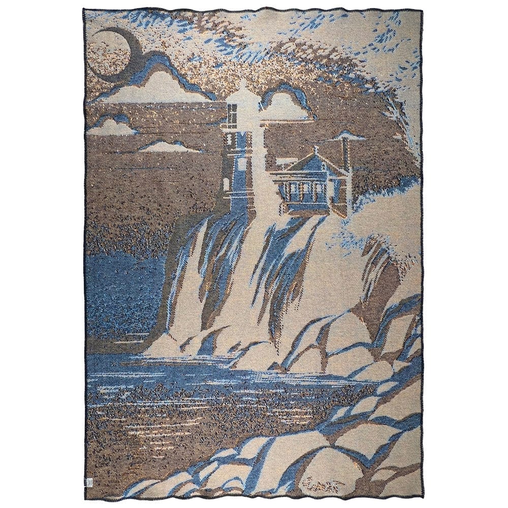 Factory Second Adam Turman Split Rock Lighthouse Throw active Artist Collection Current Dry clean or hand wash Factory Second Adam Turman Wool Throw