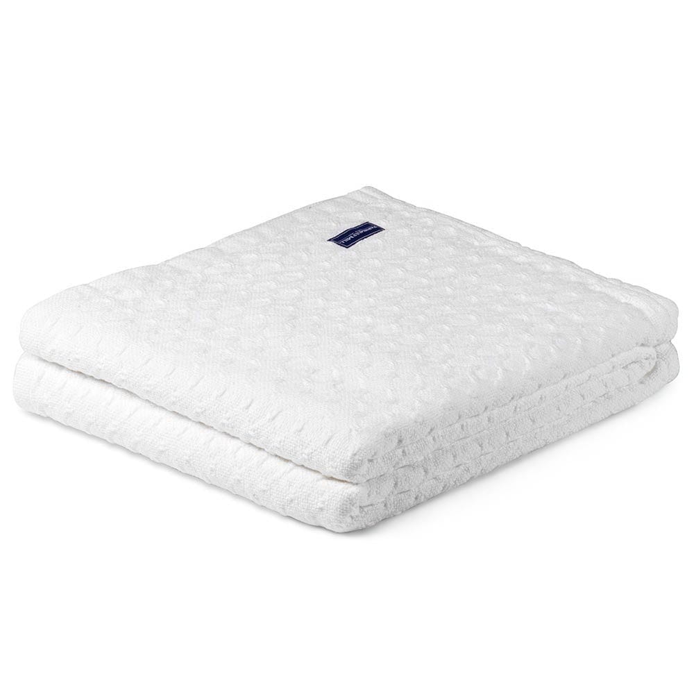 Vanburen Cotton Blanket - White active Current Full group-gallery King machine washable Queen Solids Twin Vanburen Cotton Blanket