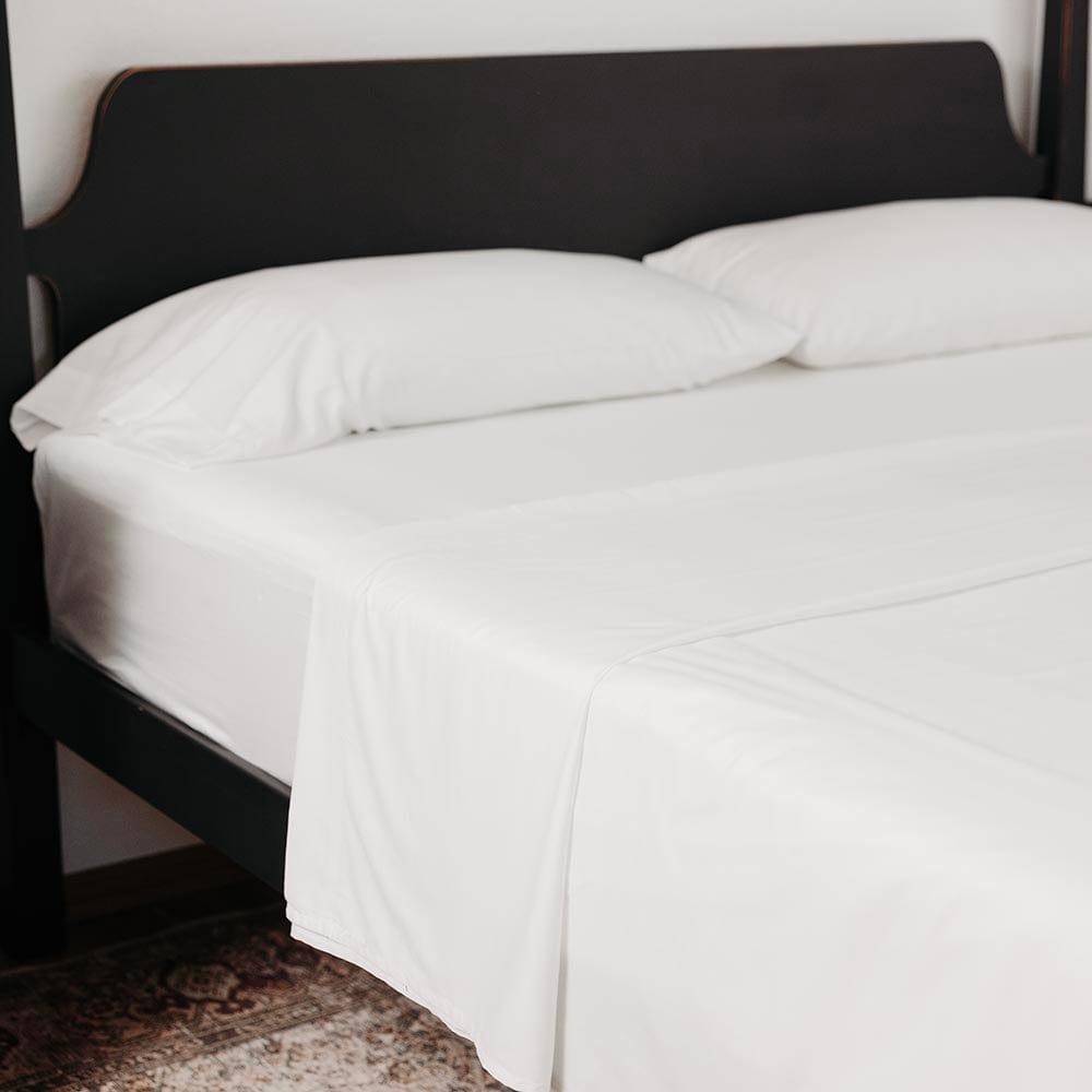 Sheet Set - White active Current Full Price group-gallery King machine washable Queen Sheet Set Solids Twin