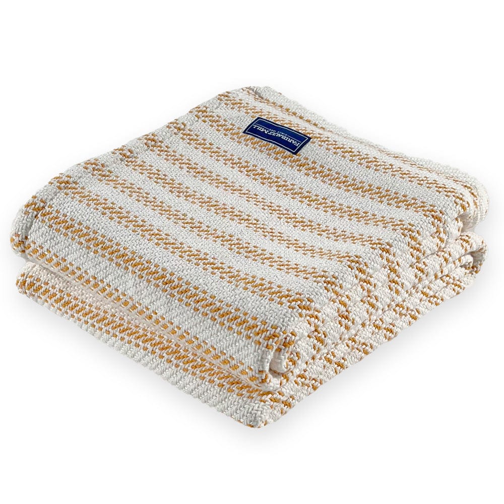 Dockside Cotton Throw Mustard