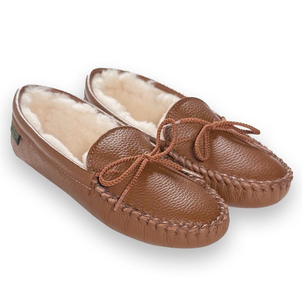 Men's Softsole Sheepskin Slippers - Brown active Current group-gallery New Lower Price Sale