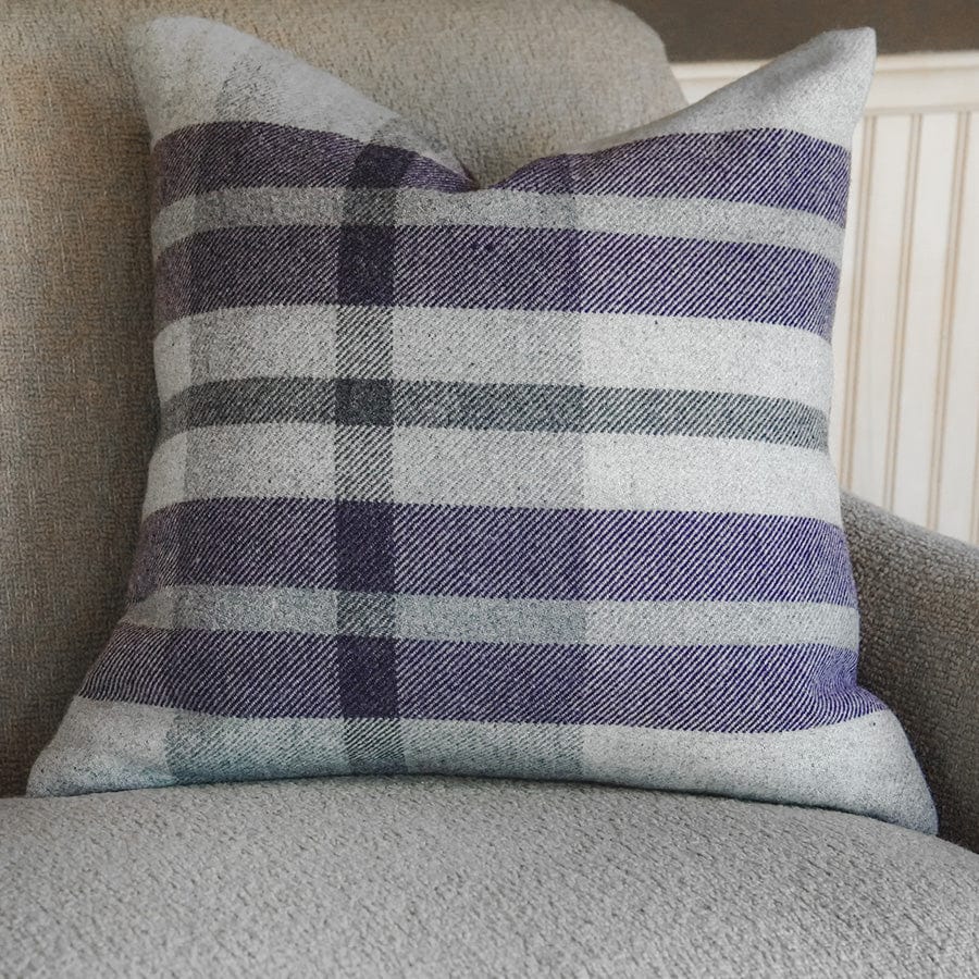 Northfield Plaid Alzheimer's Purple Pillow Case active Current machine washable Sale