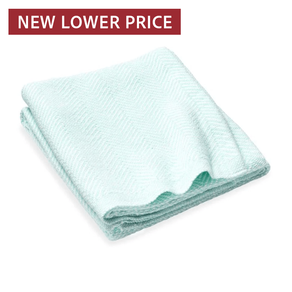 Penobscot Cotton Baby Blanket Spring Green active Current group-gallery machine washable Patterns & Plaids personalization Sale
