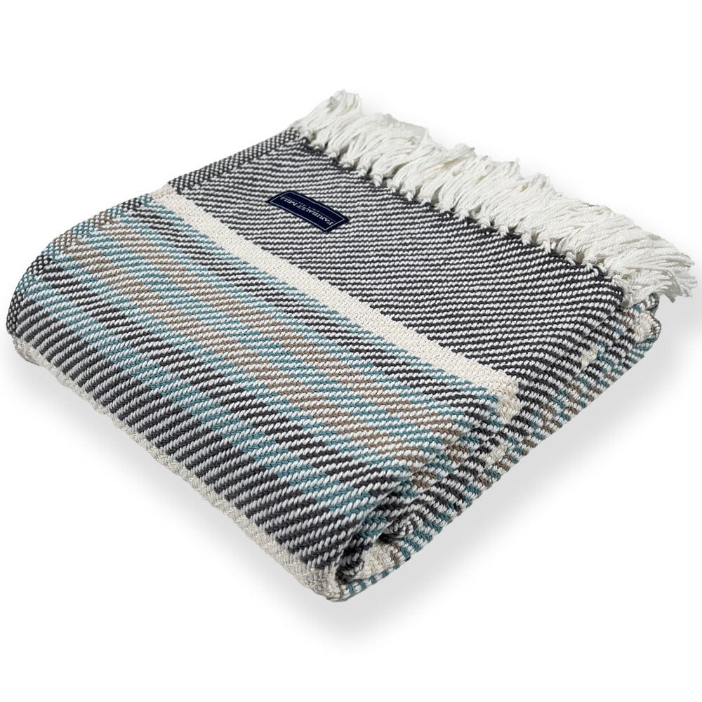 Brahms Mount Slate/Matka Adirondack Cotton Throw
