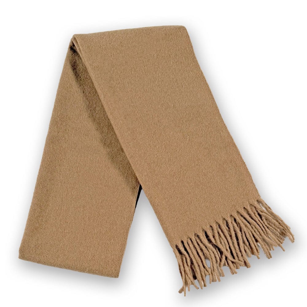 Faribault Mill 12" x 60" Camel Hair Scarf - Heritage Beige