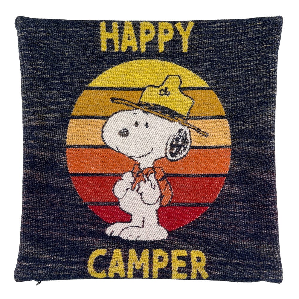 Faribault Mill 20" x 20" Peanuts Happy Camper Pillow Case
