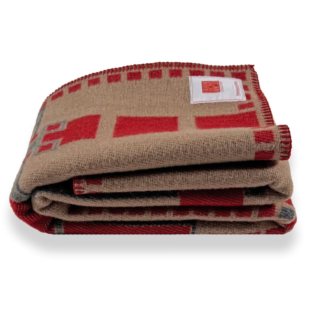 Faribault Mill 42" x 65" Frank Lloyd Wright Hollyhock House Rug Wool Throw