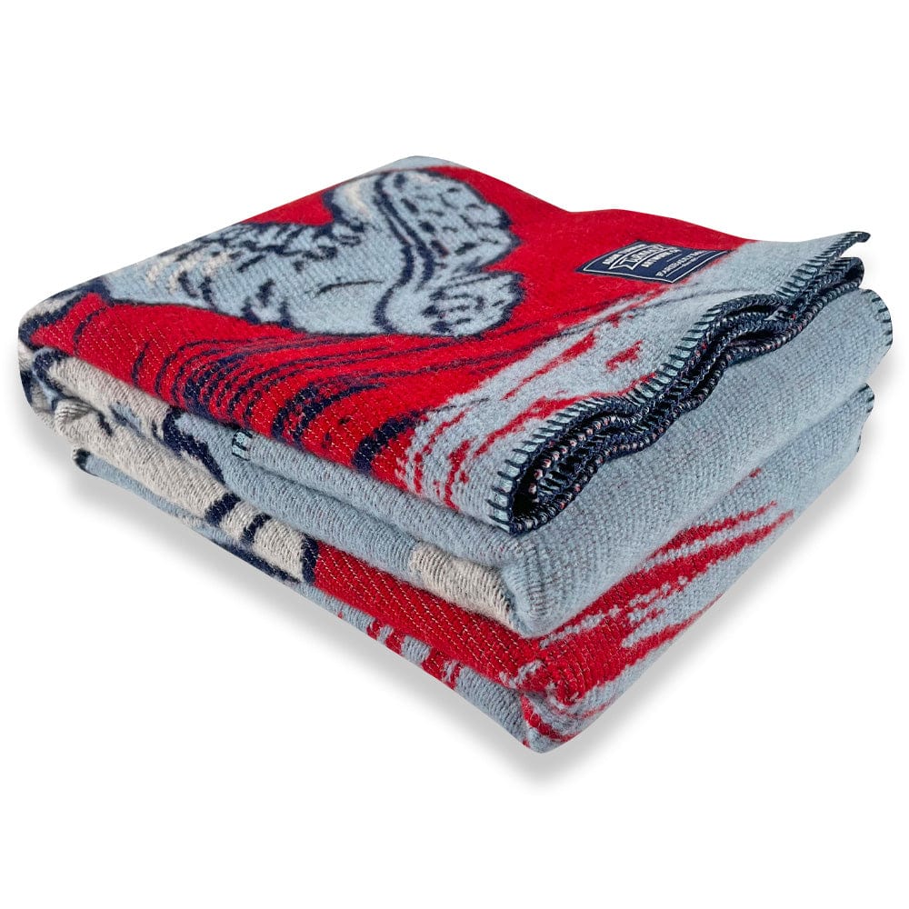 Faribault Mill 48" x 68" Adam Turman Paul Bunyan & Babe the Blue Ox Throw