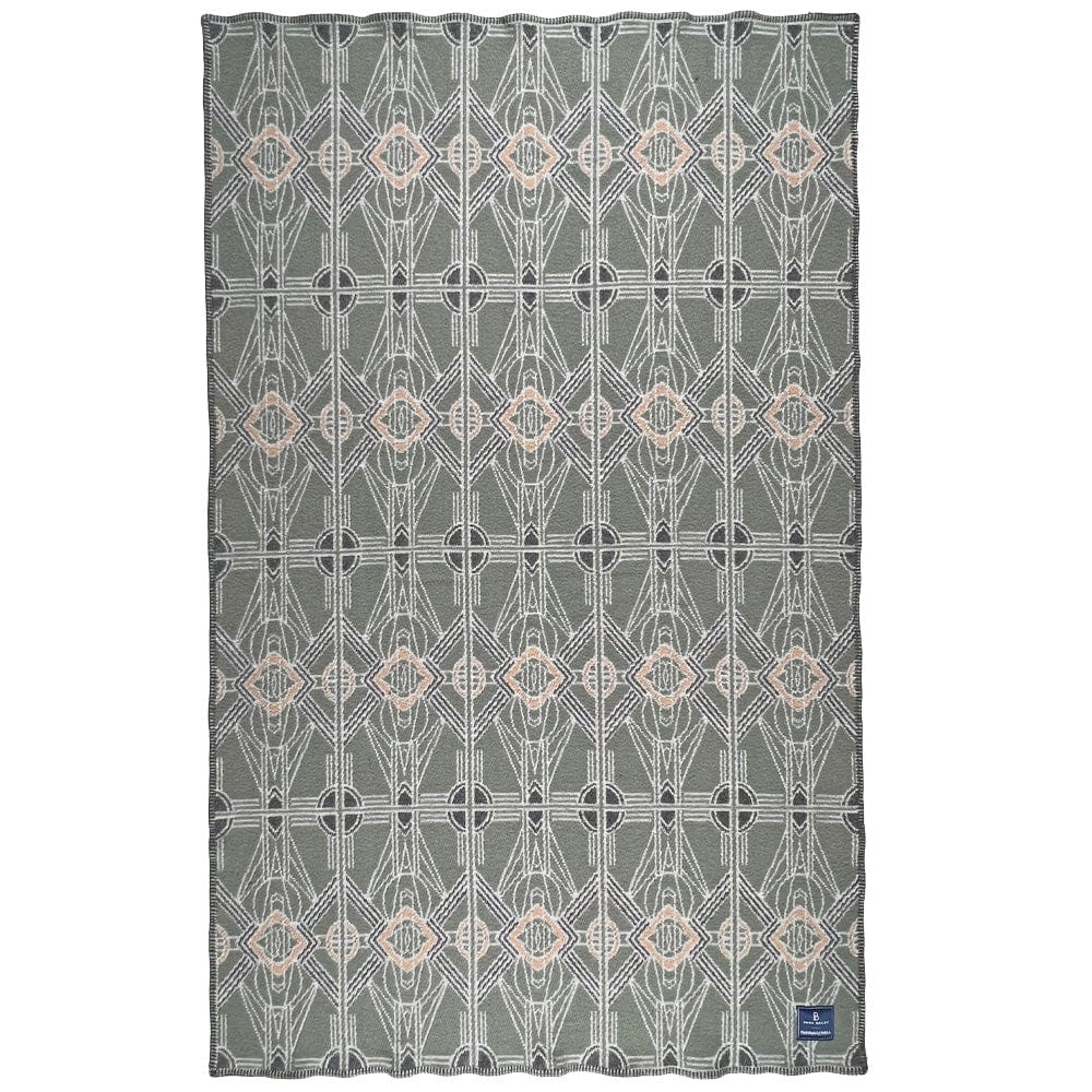 Faribault Mill 48" x 68" Anna Bailey Ada Wool Throw