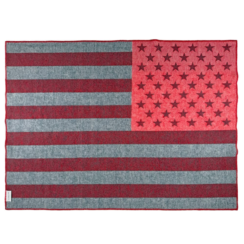 Faribault Mill 50" x 60" North Star American Flag Throw