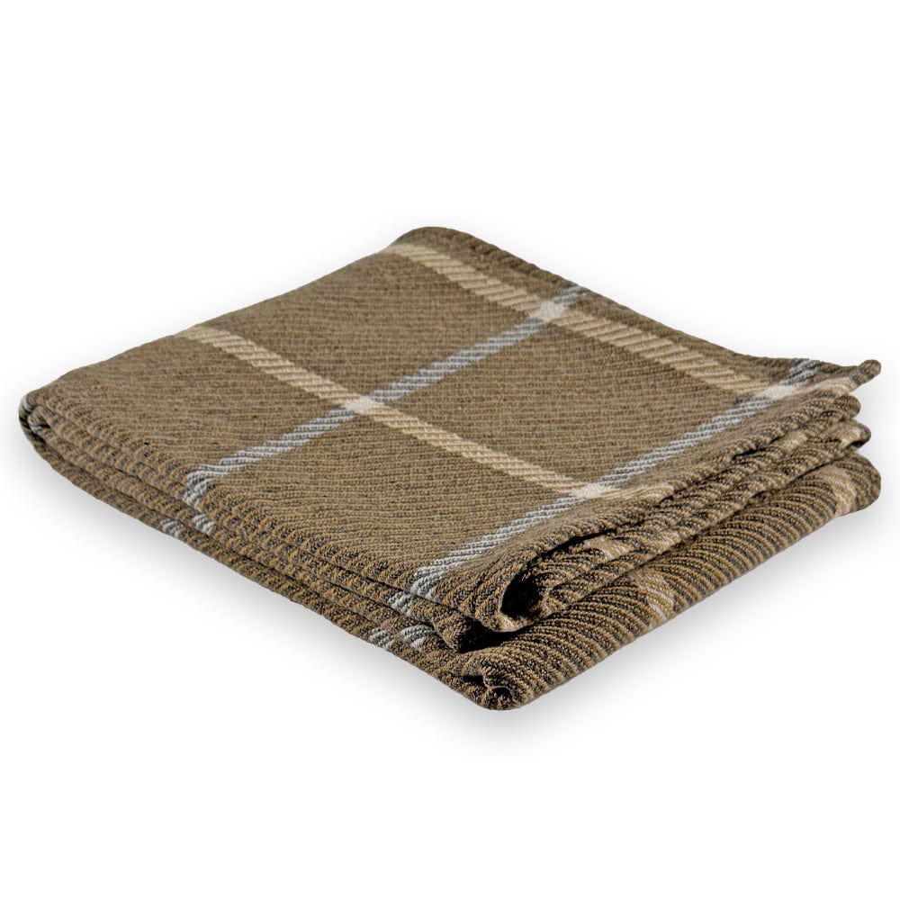 Faribault Mill 50" x 60" North Star Crocus Hill Throw - Tan