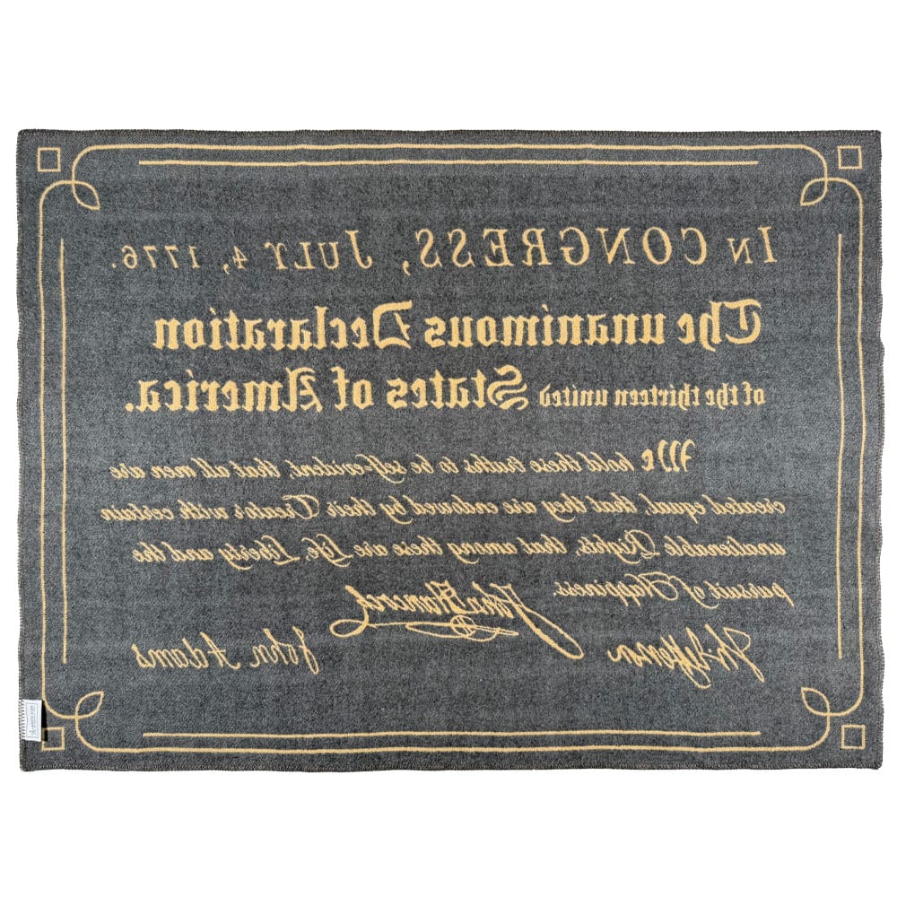 Faribault Mill 50" x 60" North Star Declaration of Independence Throw