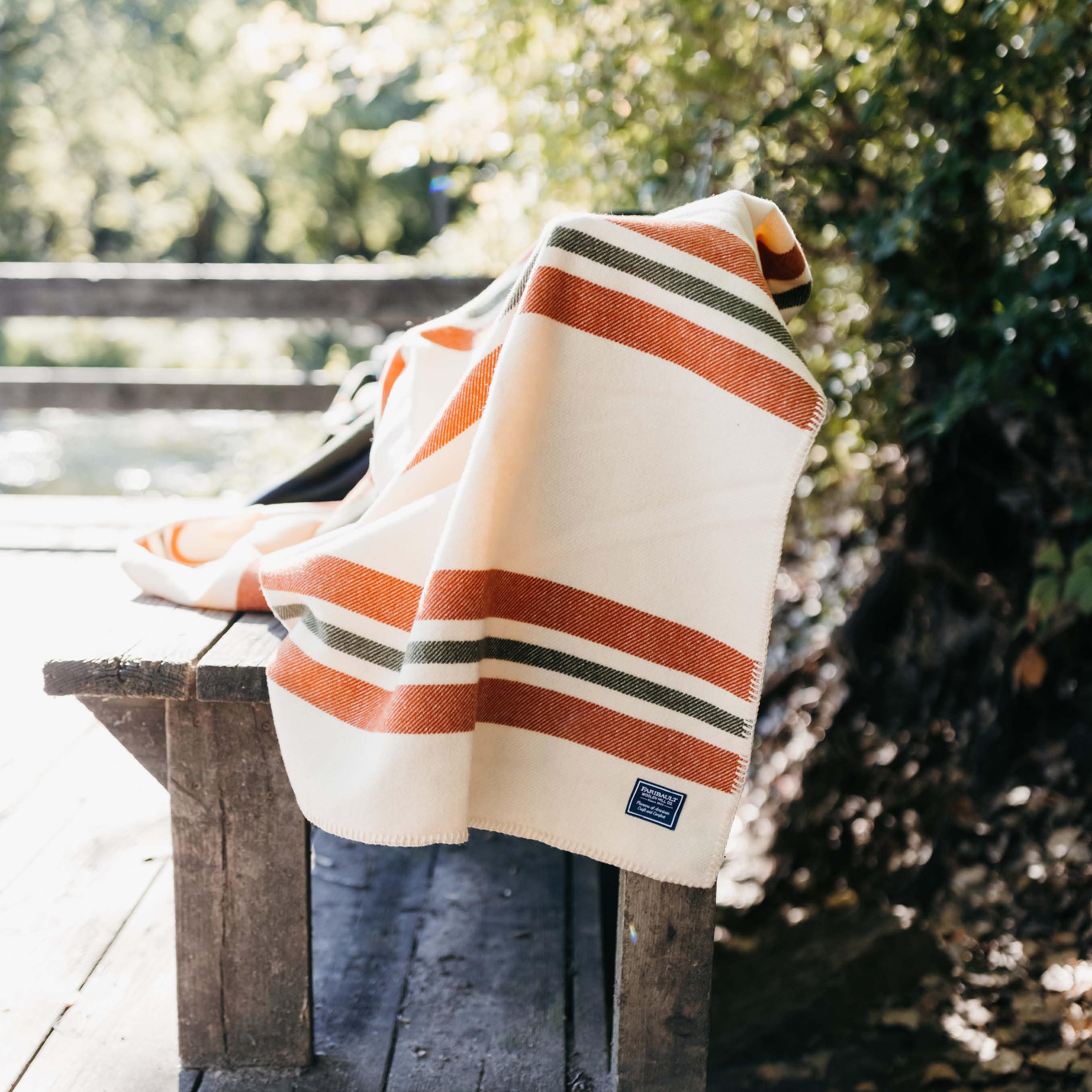 Cabin Wool Throw active Current Full Price group-gallery machine washable personalization Stripes