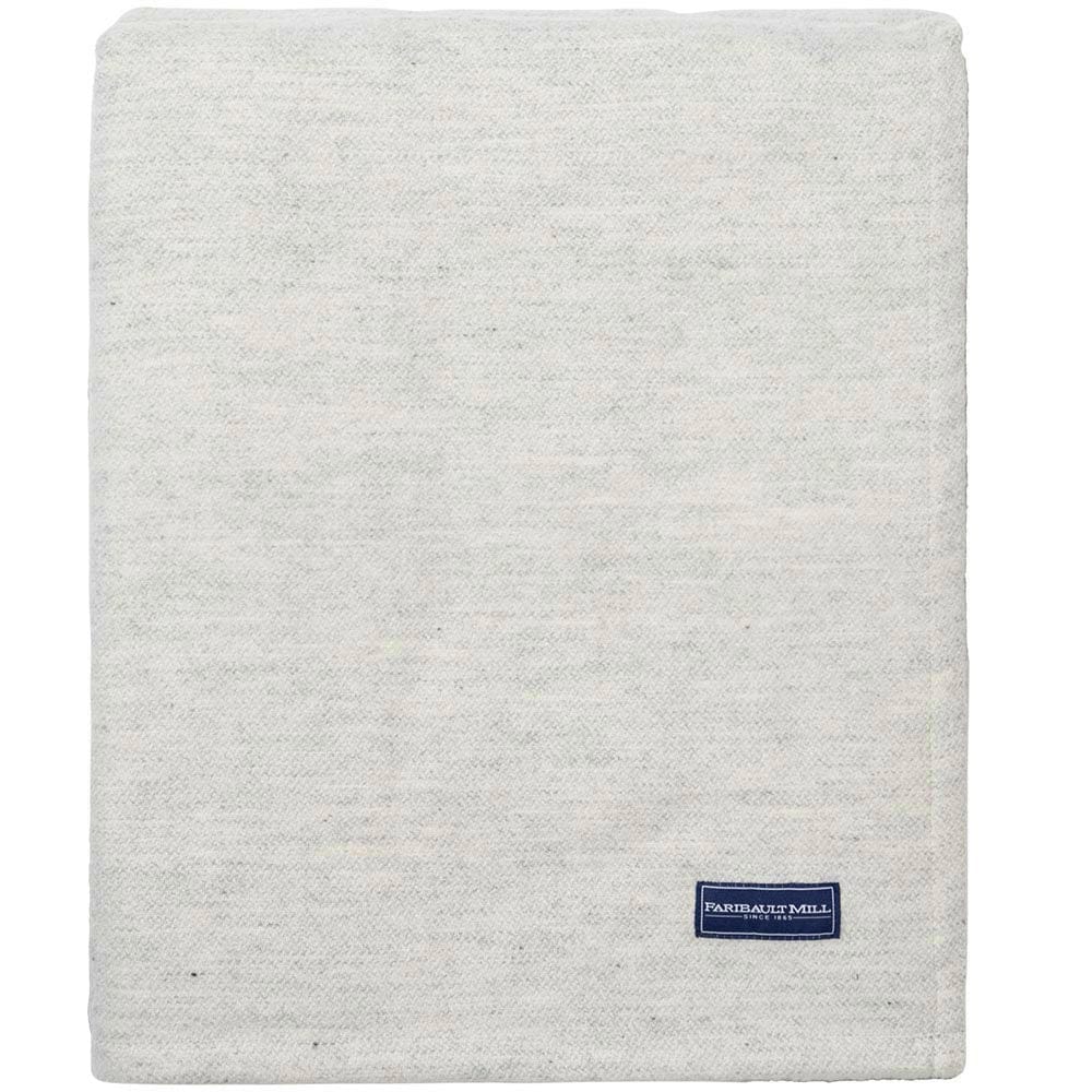 Faribault Mill Lakefront Wool Blanket