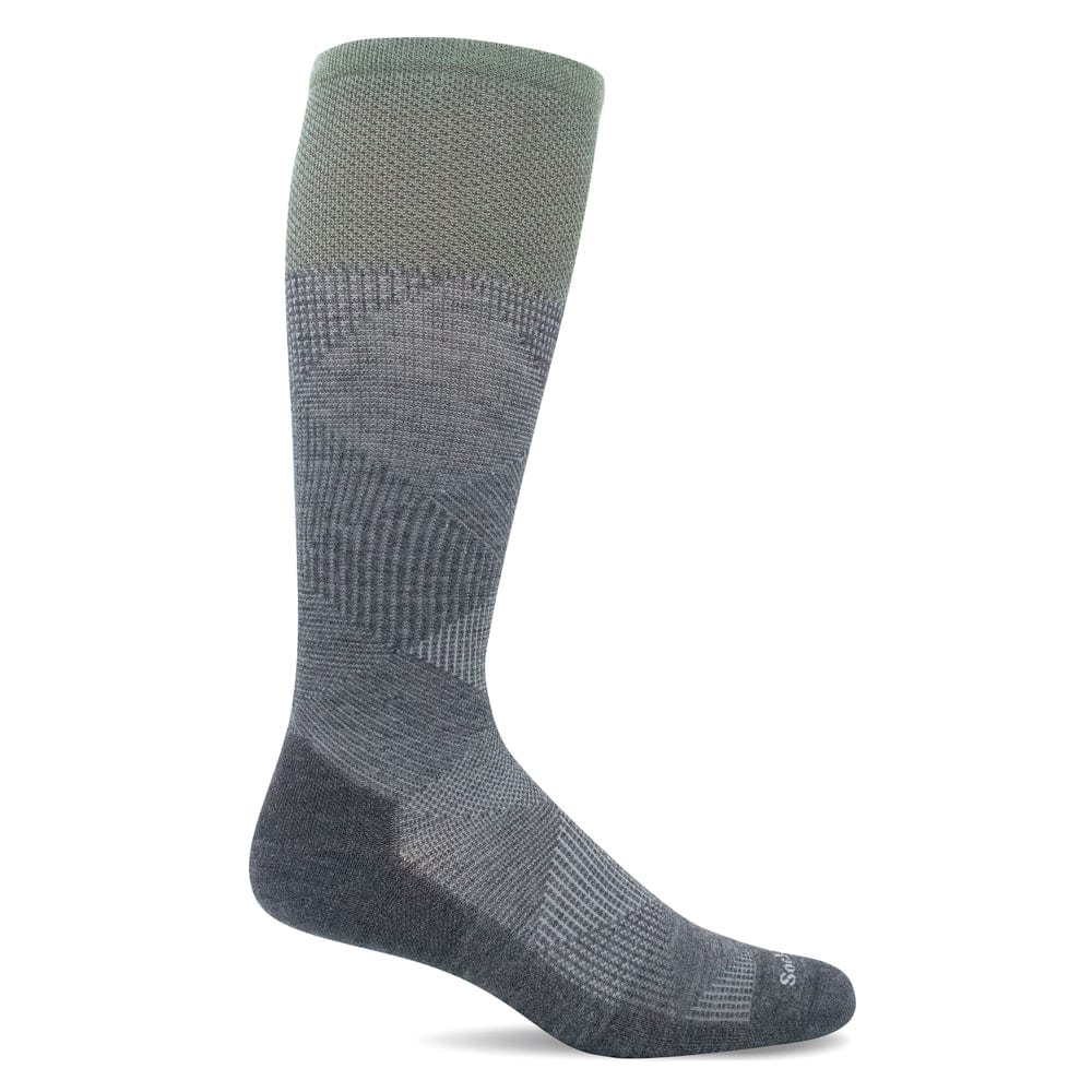 Faribault Mill M/L Sockwell Men's Diamond Dandy Socks - Charcoal
