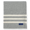 Factory Second Trapper Wool Throw - Gray