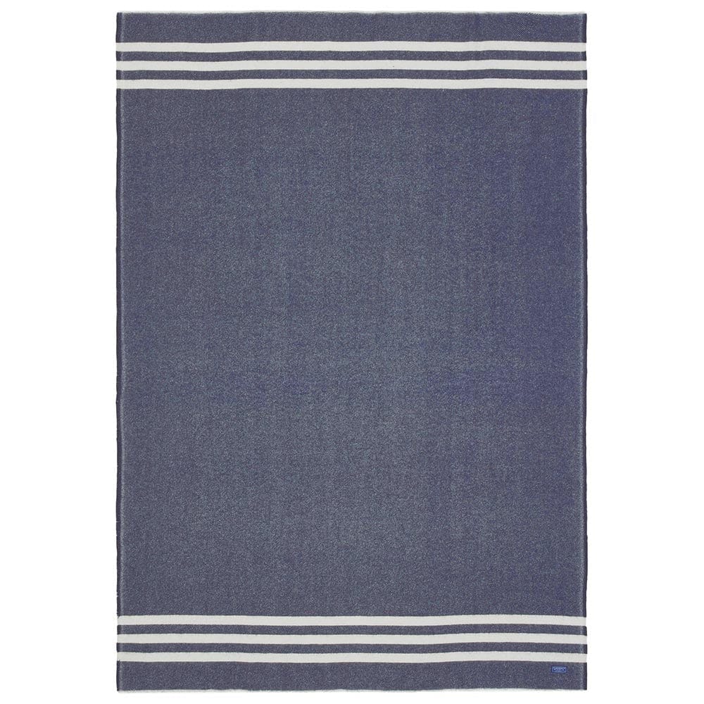 Trapper Wool Throw - Navy active Current Full Price group-gallery machine washable New Lower Price Stripes Trapper Wool Throw
