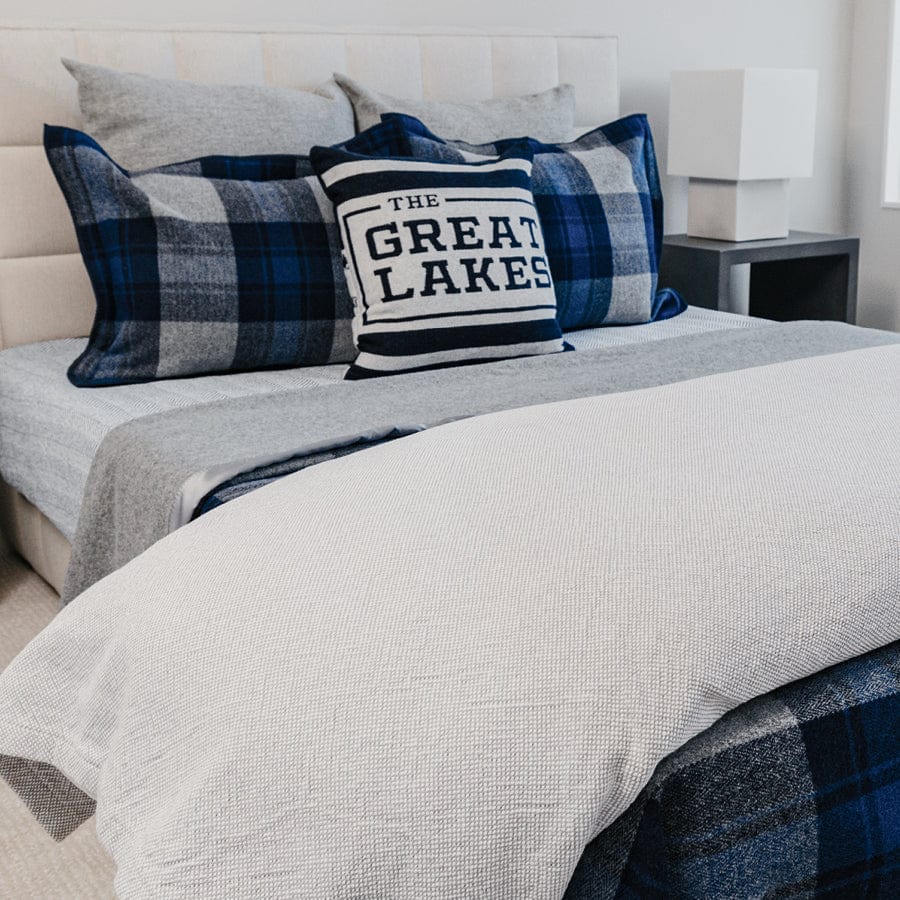 Pure & Simple Satin Wool Blanket - Light Heather Gray active Current Full Full Price group-gallery King machine washable New Lower Price Pure & Simple Satin Wool Blanket Queen Solids Twin
