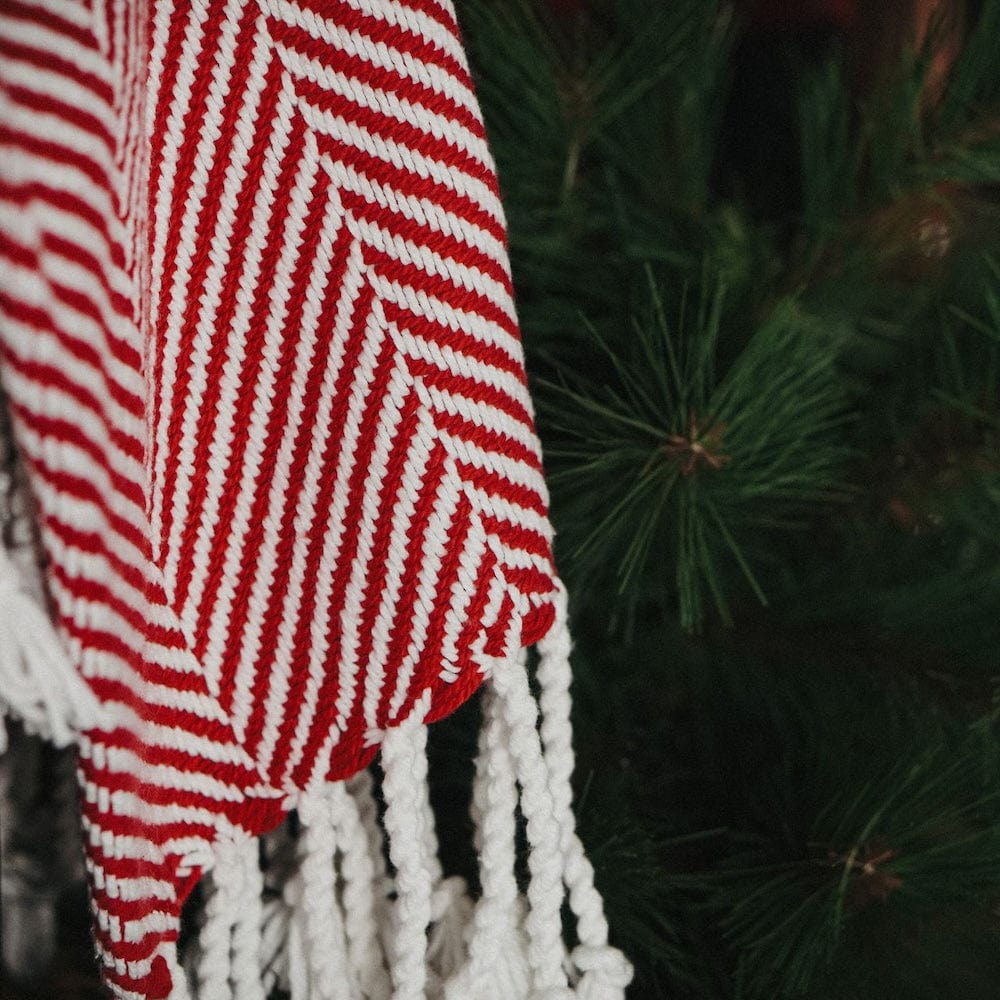 Monhegan Cotton Throw With Fringe active All Throws Best Seller Cotton Throws Current Full Price FWM group-gallery Herringbone Collection Herringbone Throw machine washable personalization Regular Priced Throws