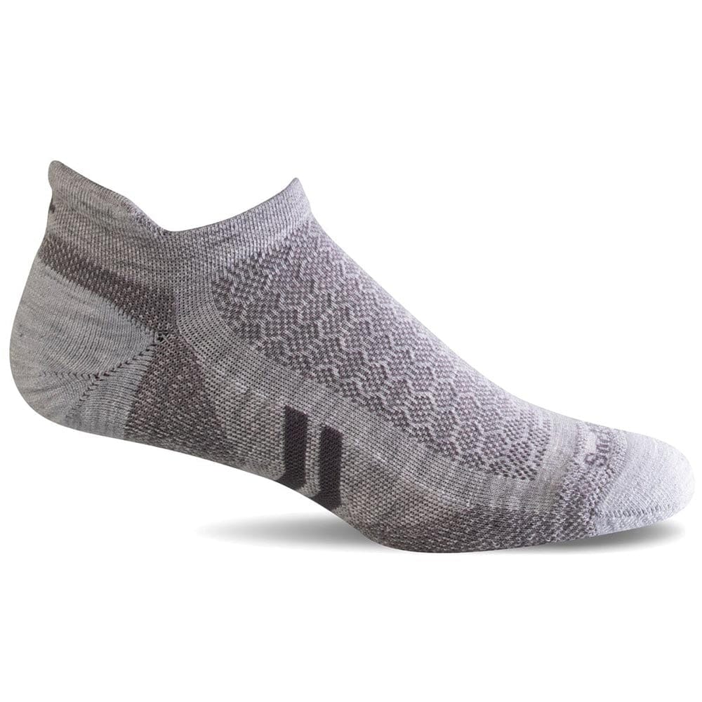 Sockwell Men's Incline Micro II Socks - Ash L active Current machine washable Men's Compression Socks Sale