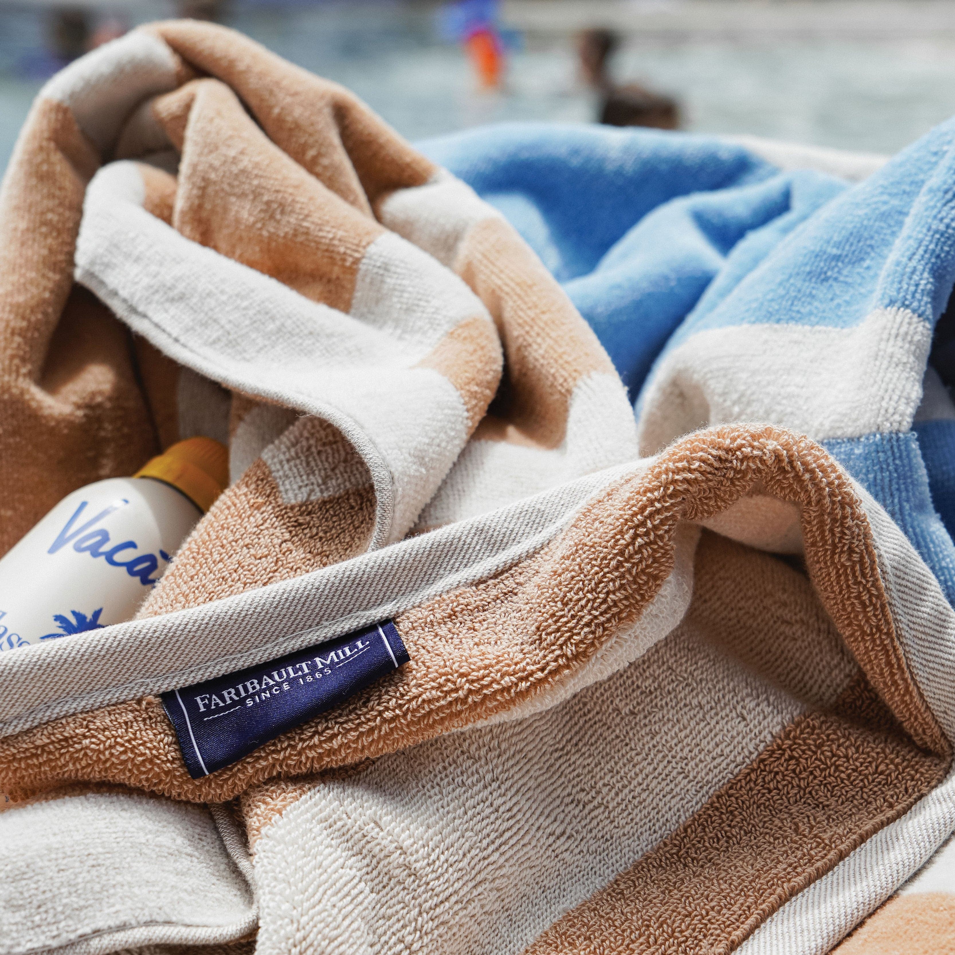 Reversible Framed Stripe Towel active Current group-gallery machine washable Sale Stripes