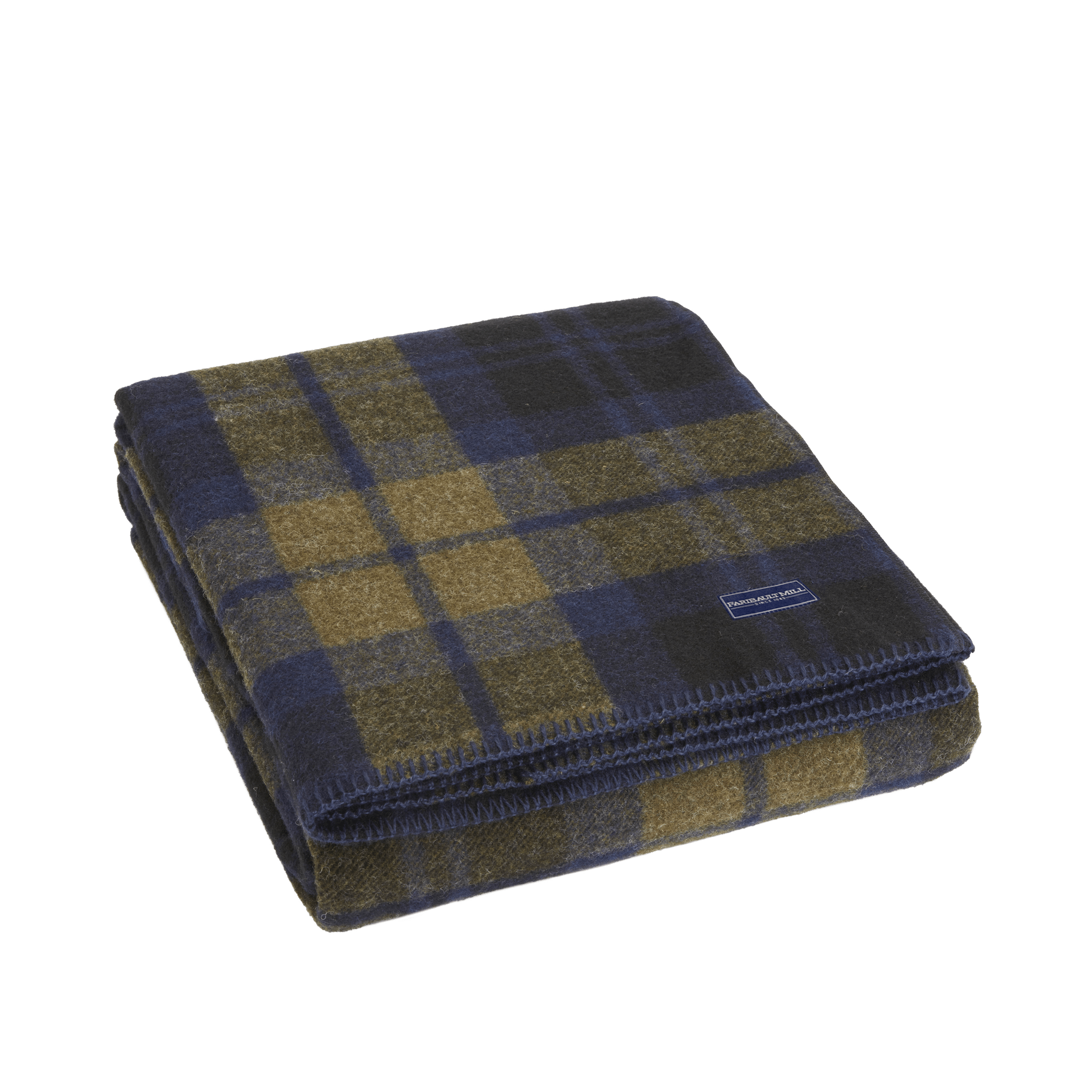 Shadow Plaid Wool Blanket