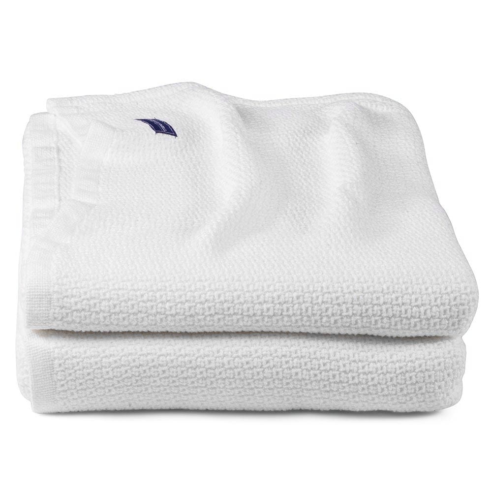 Edgecomb Cotton Blanket - White active Current Edgecomb Cotton Blanket Full Full Price group-gallery King machine washable New Lower Price personalization Queen Solids Twin