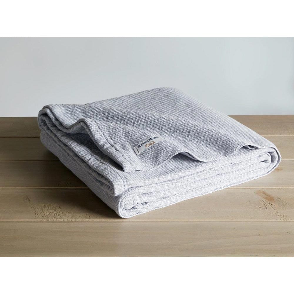 Pure & Simple Cotton Blanket - Gray Heather active Current Full group-gallery King machine washable New Lower Price personalization Pure & Simple Cotton Blanket Queen Solids Twin