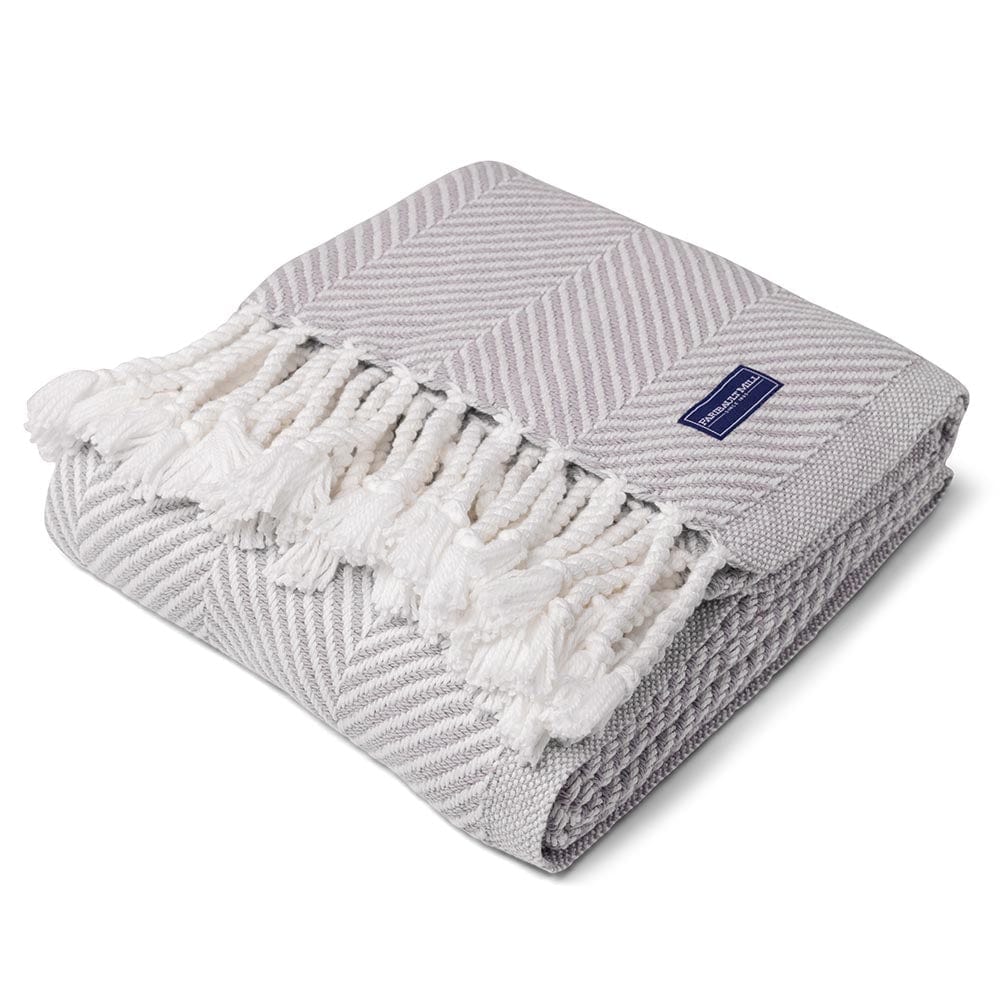 Monhegan Cotton Throw With Fringe active All Throws Best Seller Cotton Throws Current Full Price FWM group-gallery Herringbone Collection Herringbone Throw machine washable personalization Regular Priced Throws