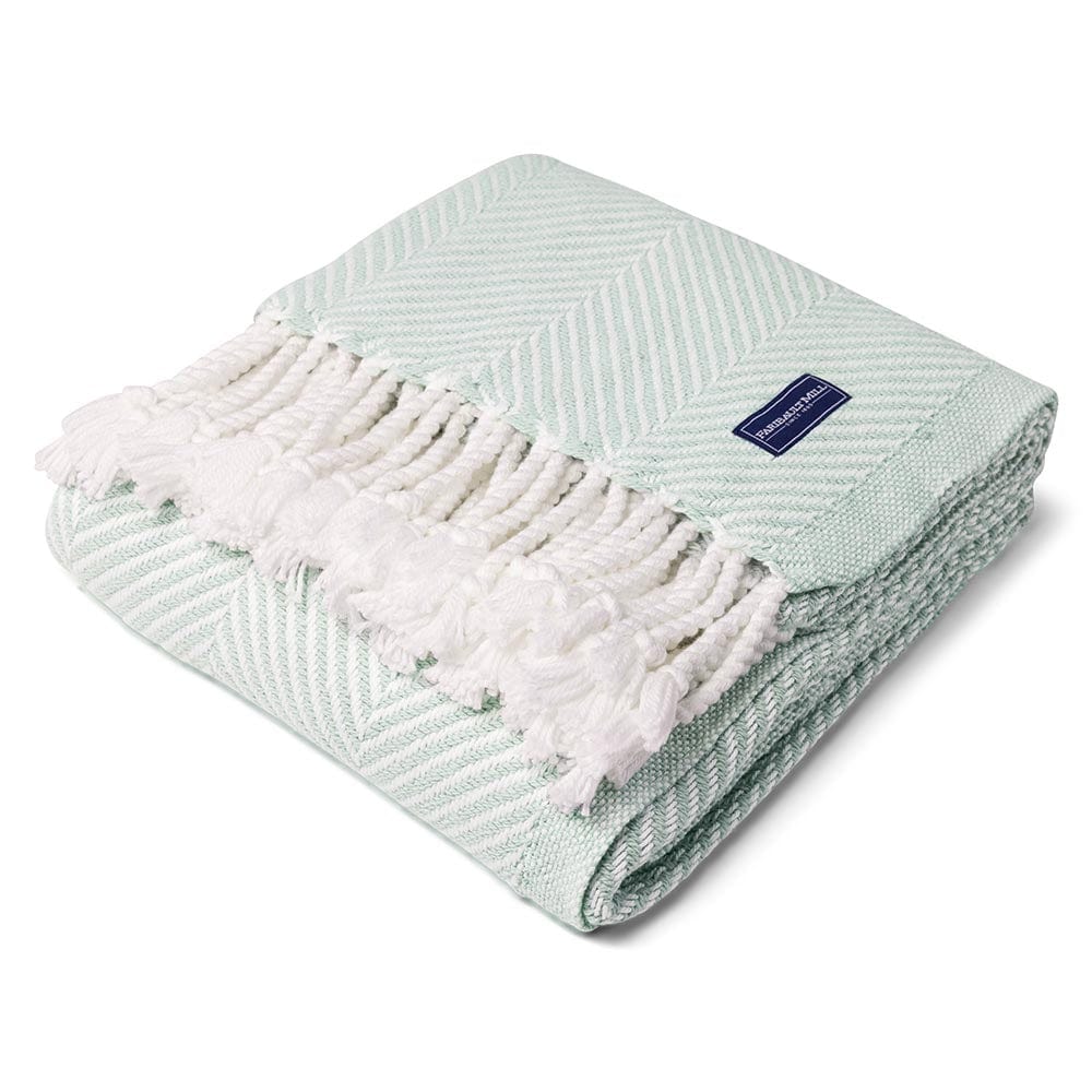 Monhegan Cotton Throw With Fringe active All Throws Best Seller Cotton Throws Current Full Price FWM group-gallery Herringbone Collection Herringbone Throw machine washable personalization Regular Priced Throws