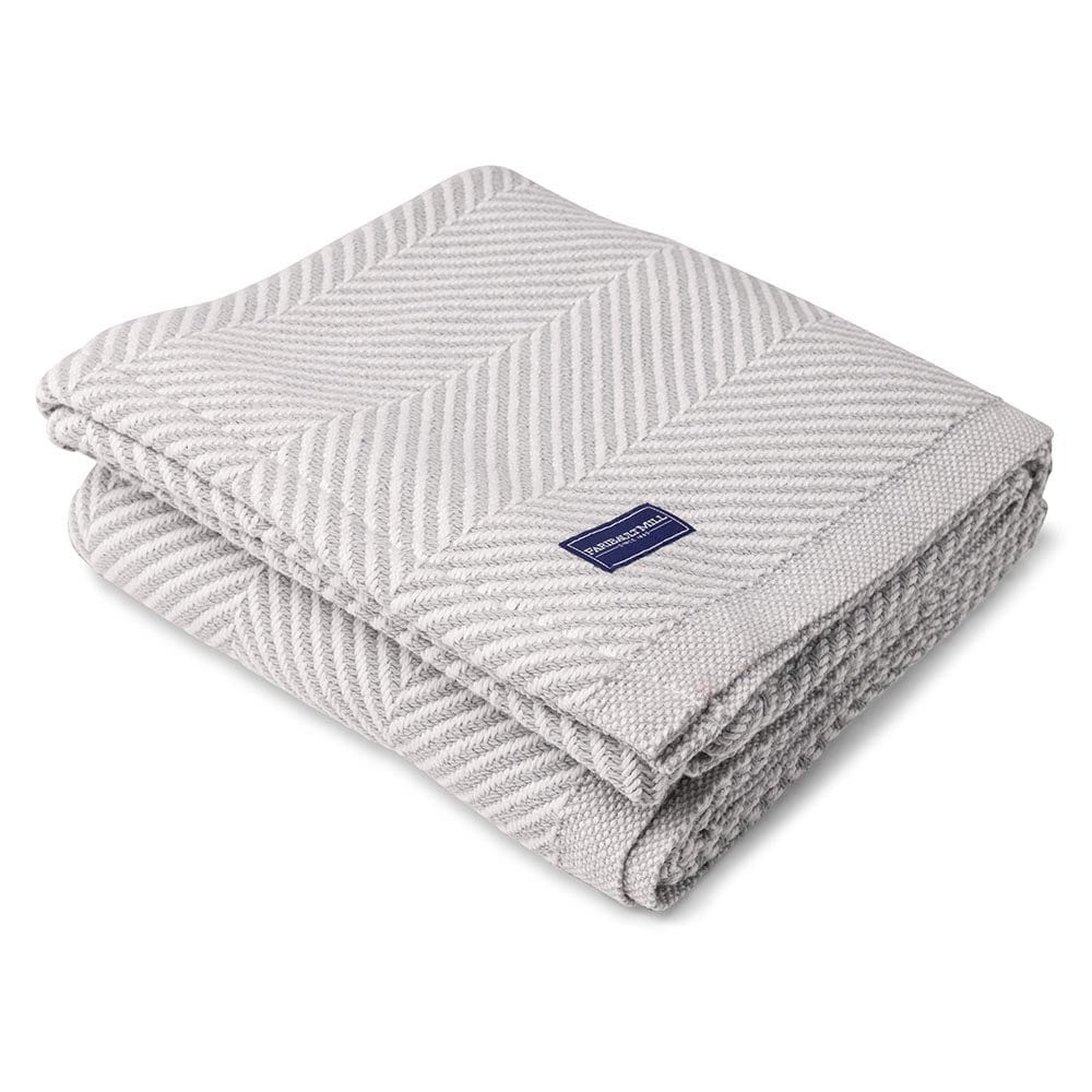 Monhegan Cotton Throw Without Fringe active All Throws Best Seller Cotton Throws Current Full Price FWM group-gallery Herringbone Collection Herringbone Throw machine washable personalization Throws