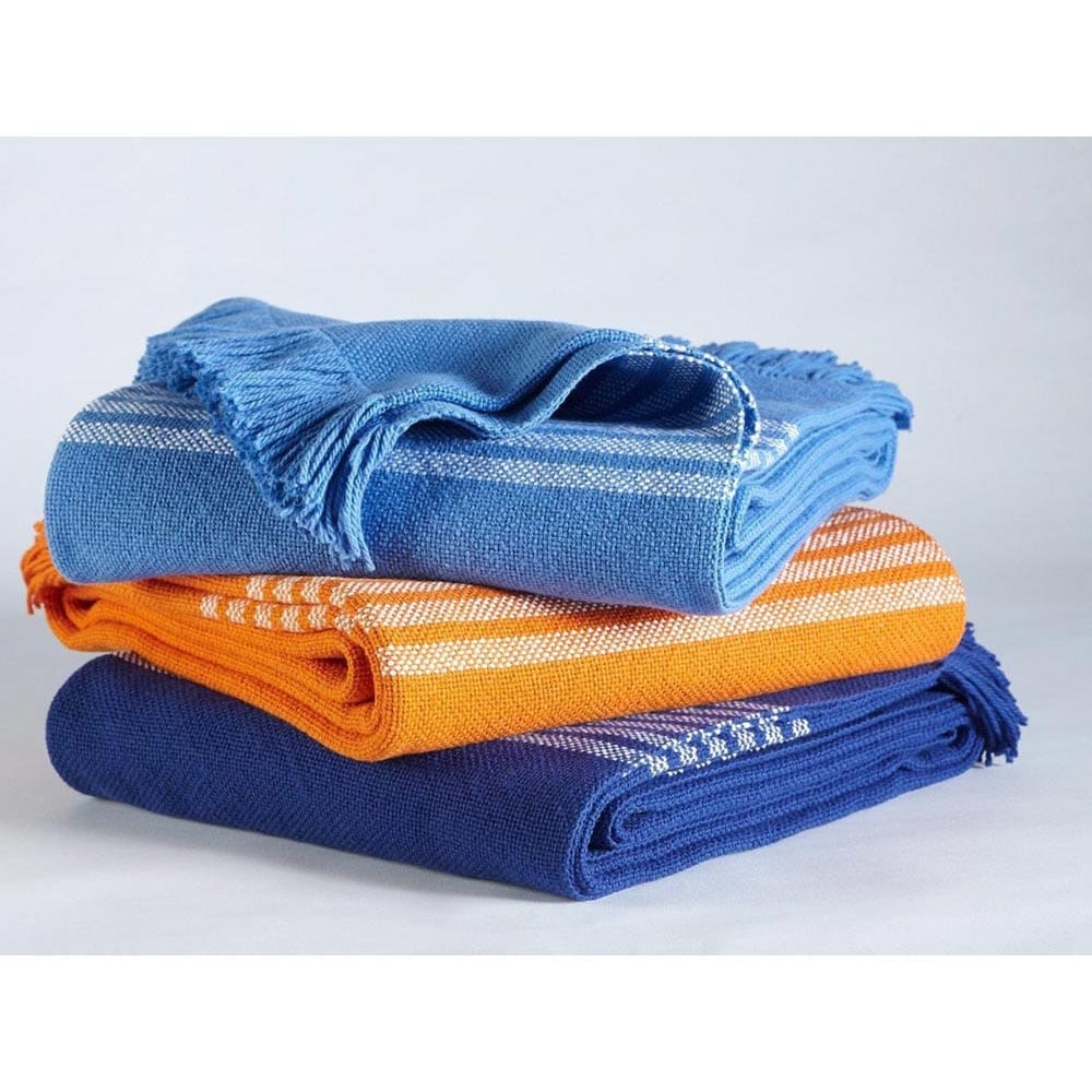 Pembroke Cotton Throw - Navy active machine washable