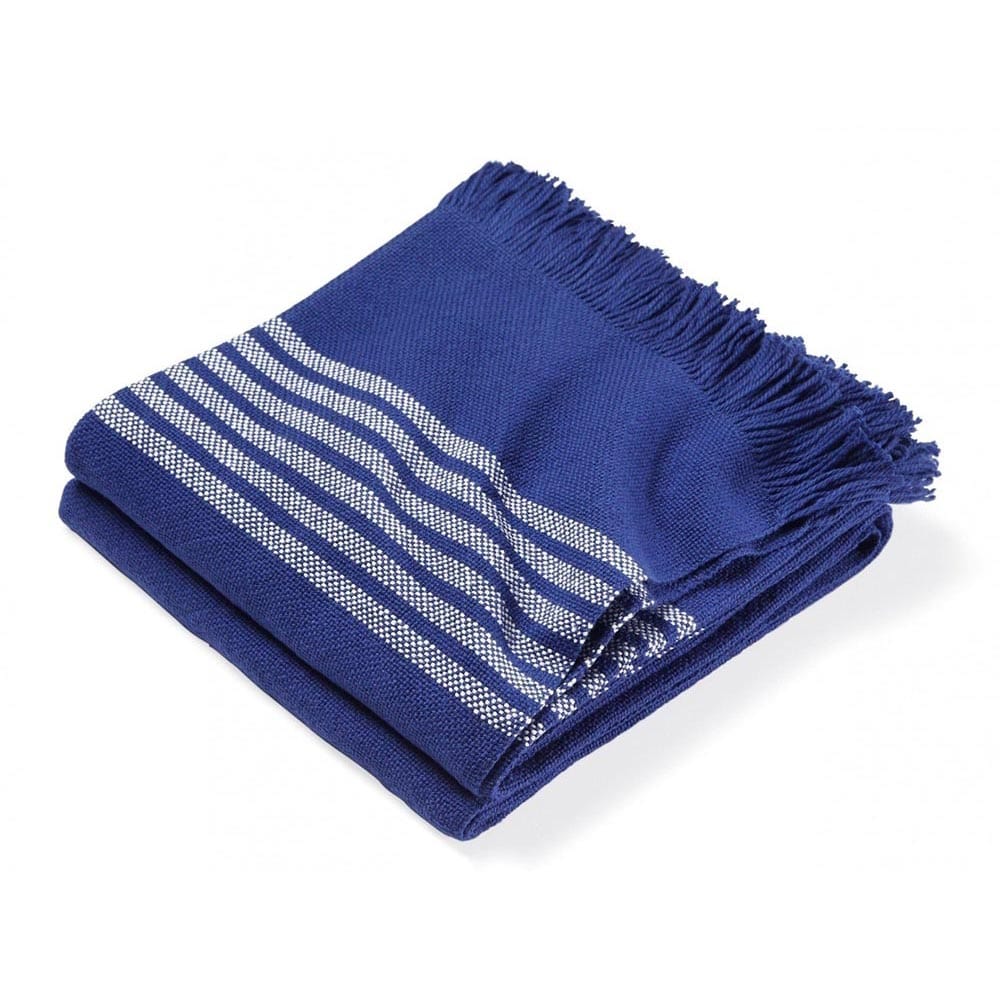 Pembroke Cotton Throw - Navy Pembroke Navy active machine washable