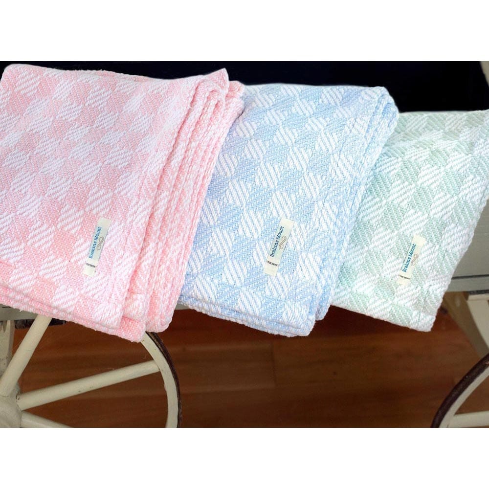 Pogonia Cotton Baby Blanket active Current group-gallery machine washable Patterns & Plaids personalization Sale