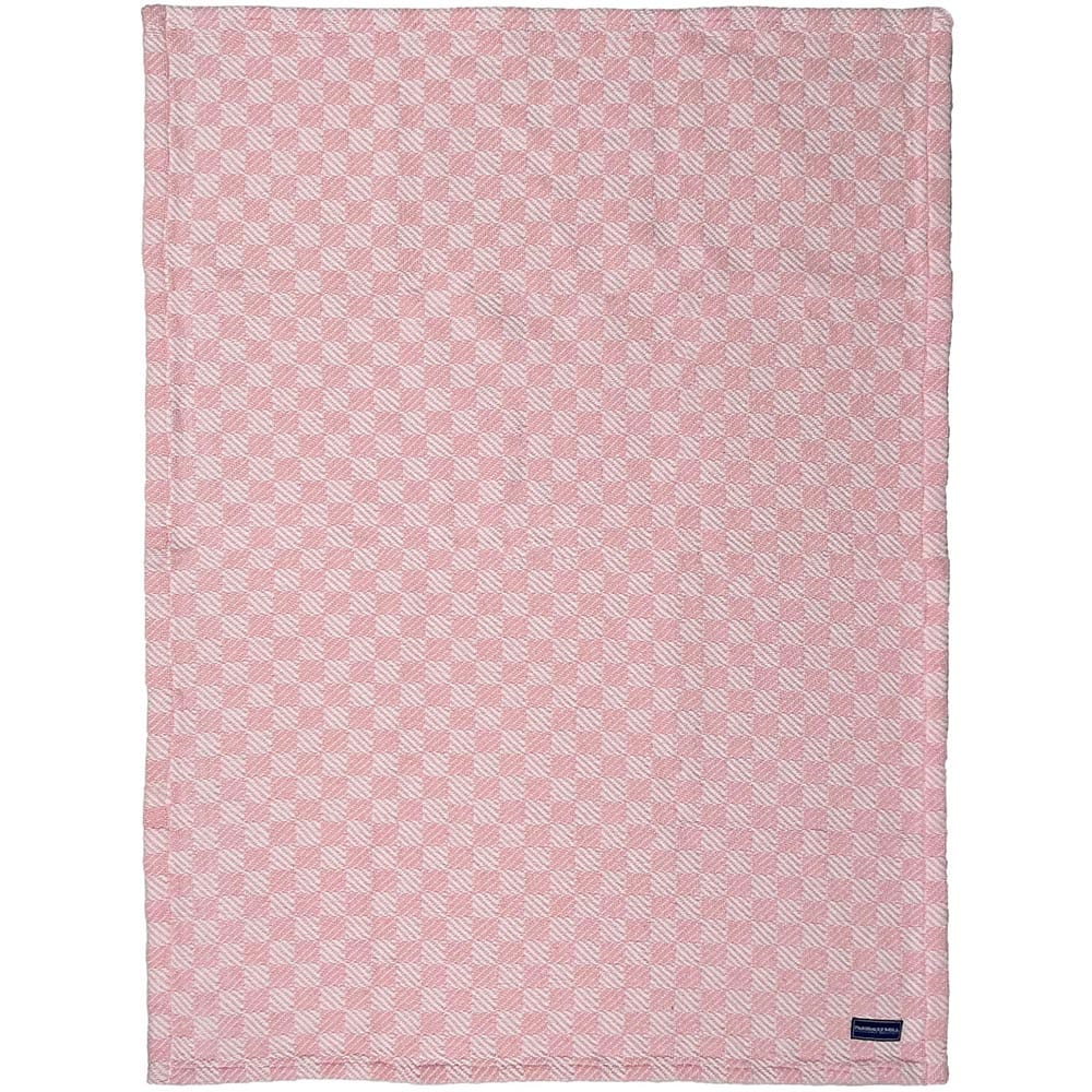 Pogonia Cotton Baby Blanket - Pale Pink active Current Full Price group-gallery machine washable New Lower Price Patterns & Plaids personalization Pogonia Cotton Baby Blanket