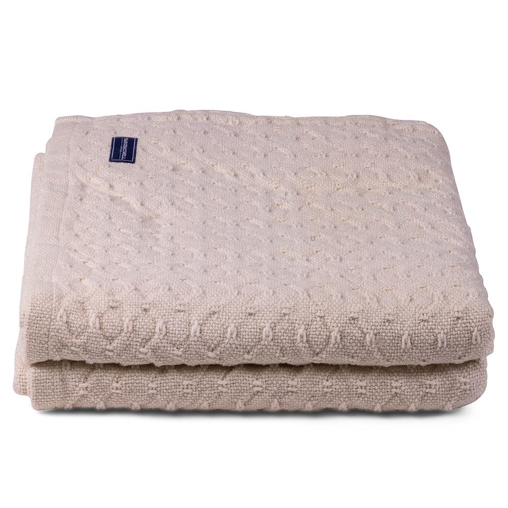 Vanburen Cotton Blanket - Natural active Current Full group-gallery King machine washable Queen Solids Twin Vanburen Cotton Blanket