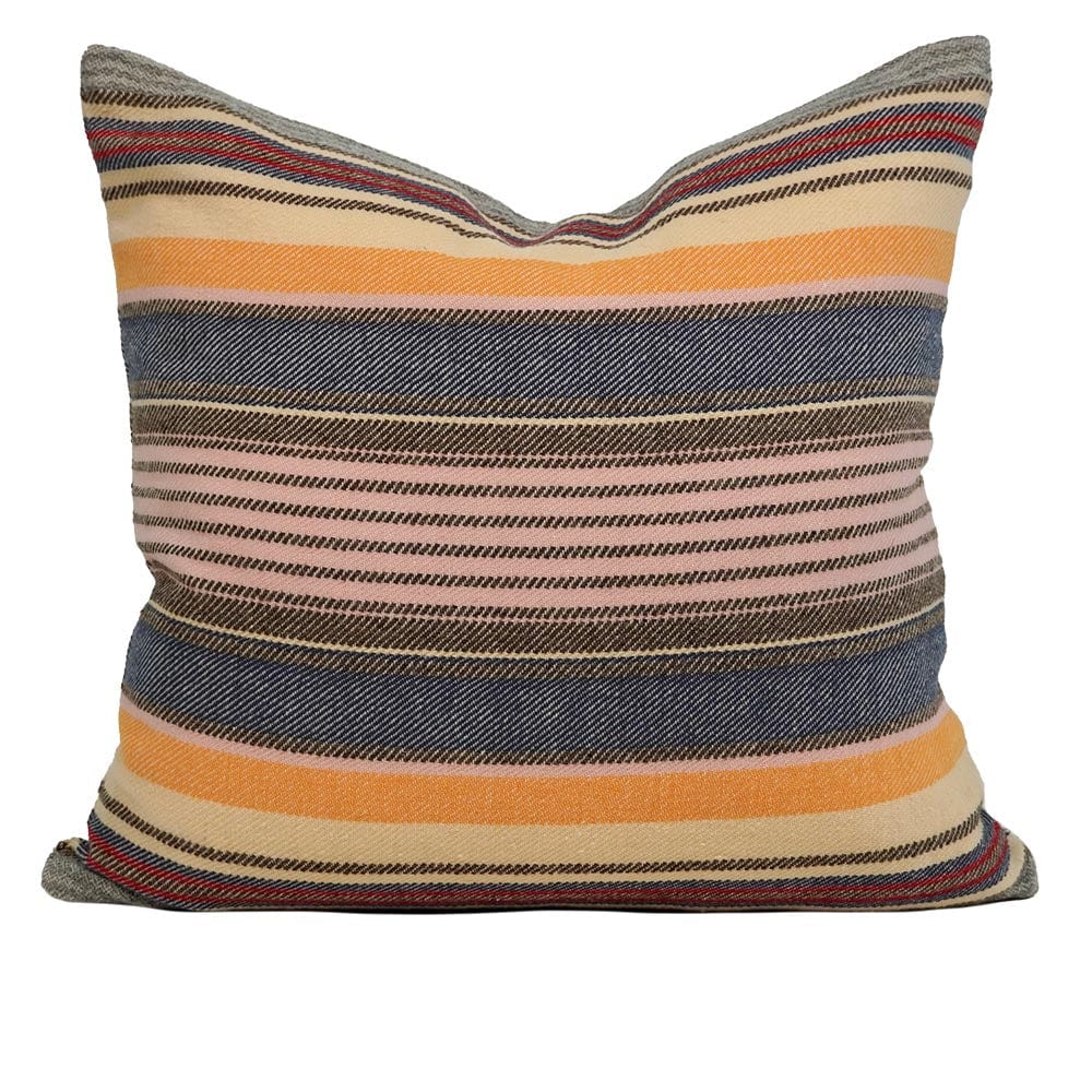 Adirondack Stripe Wool Pillow Case Adirondack Pink active Dry clean or hand wash group-gallery Stripes