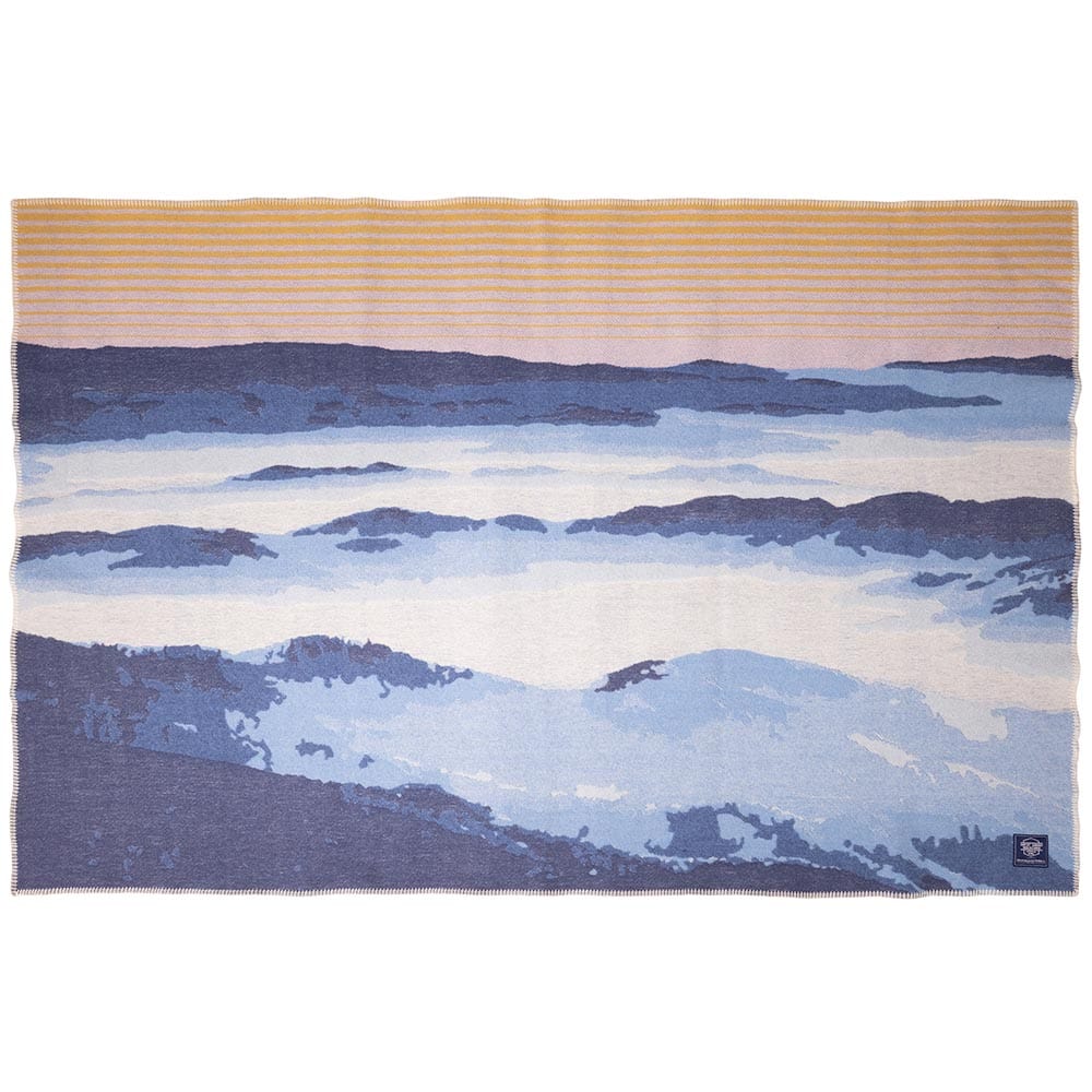 Great Smoky Mountains National Park Wool Throw Blue active Current Dry clean or hand wash Full Price