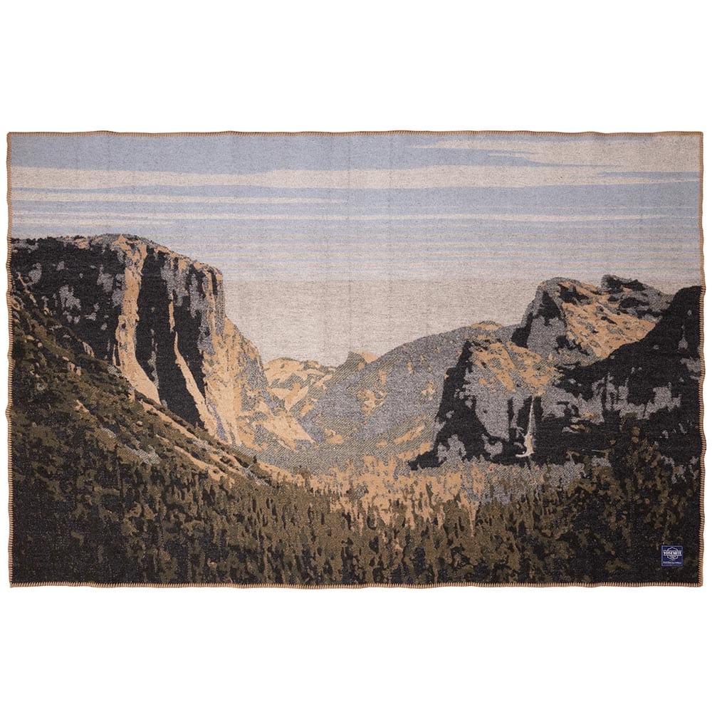 Yosemite National Park Wool Throw Brown active Current Dry clean or hand wash Full Price