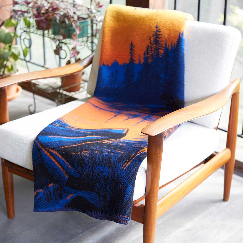 Adam Turman BWCA Throw active Adam Turman Wool Throw Artist Collection Current Dry clean or hand wash Full Price personalization