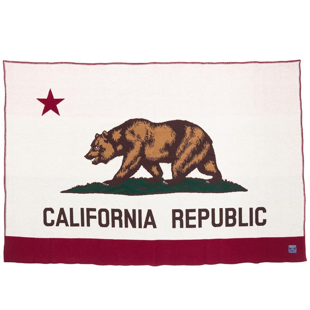 California Flag Wool Throw California Flag active Current Dry clean or hand wash Great Flags