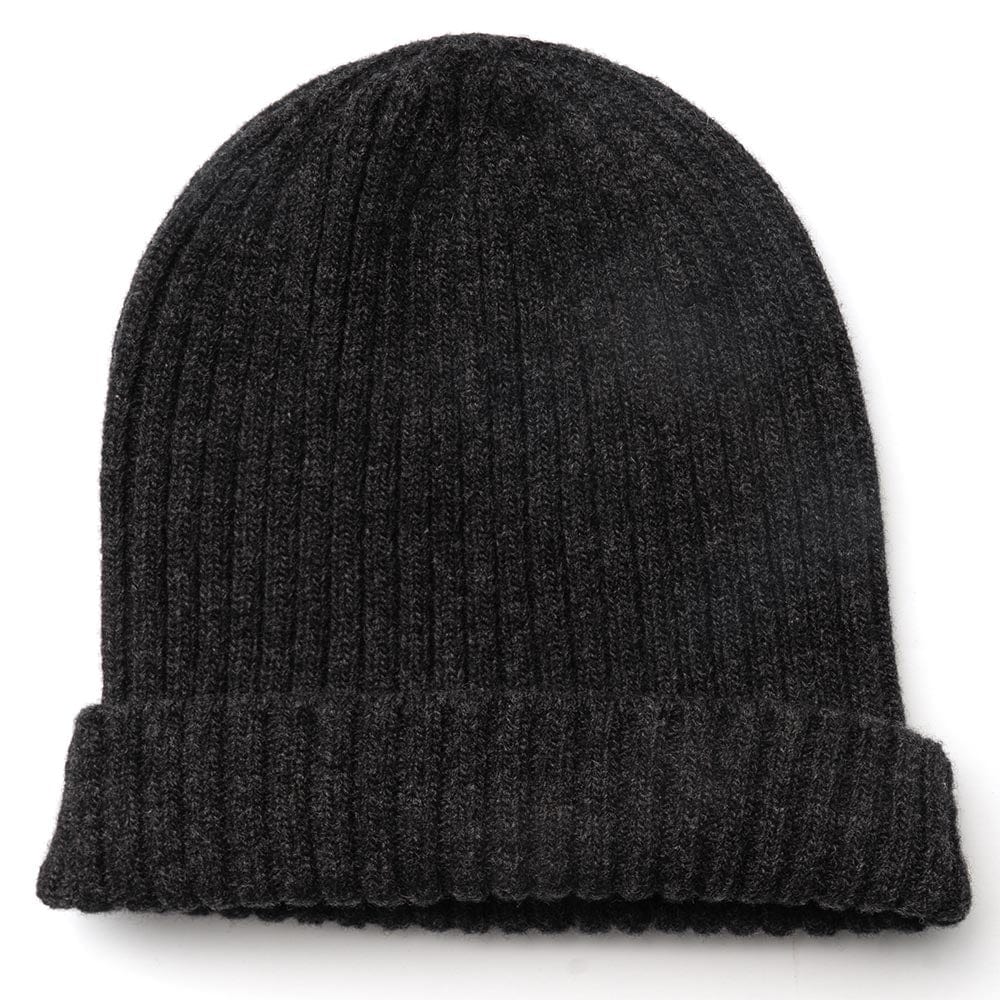 Lambswool Rib Beanie Charcoal active Beanies Current dry clean only group-gallery
