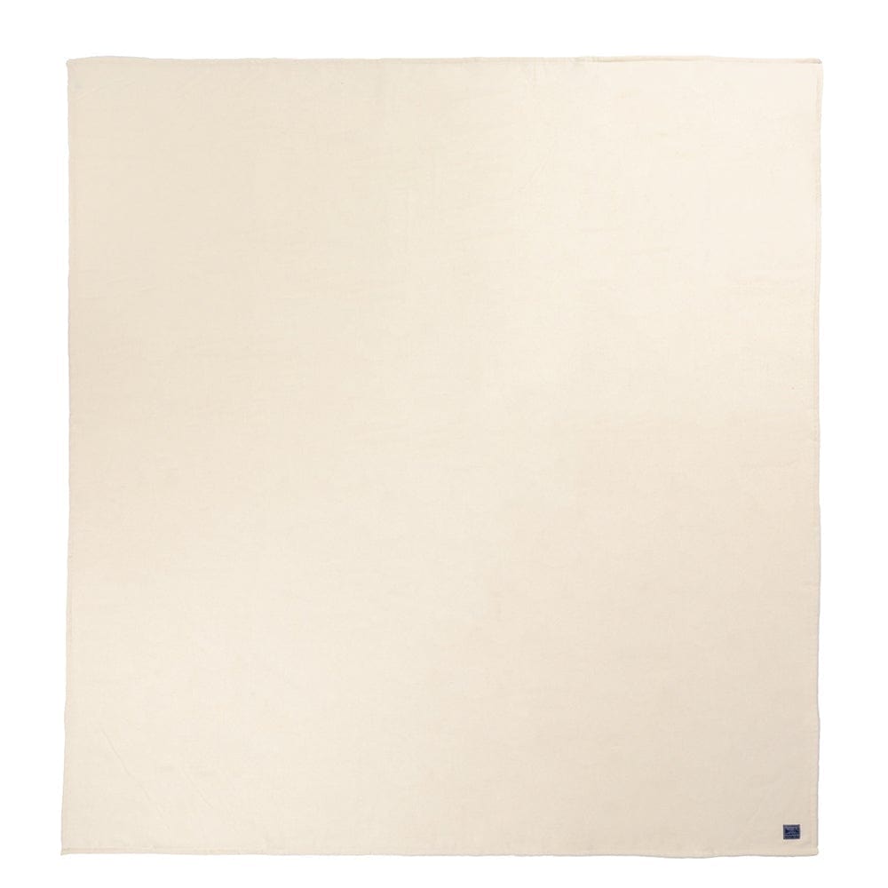 Factory Second Lakefront Wool Blanket - Pearl active machine washable Solids