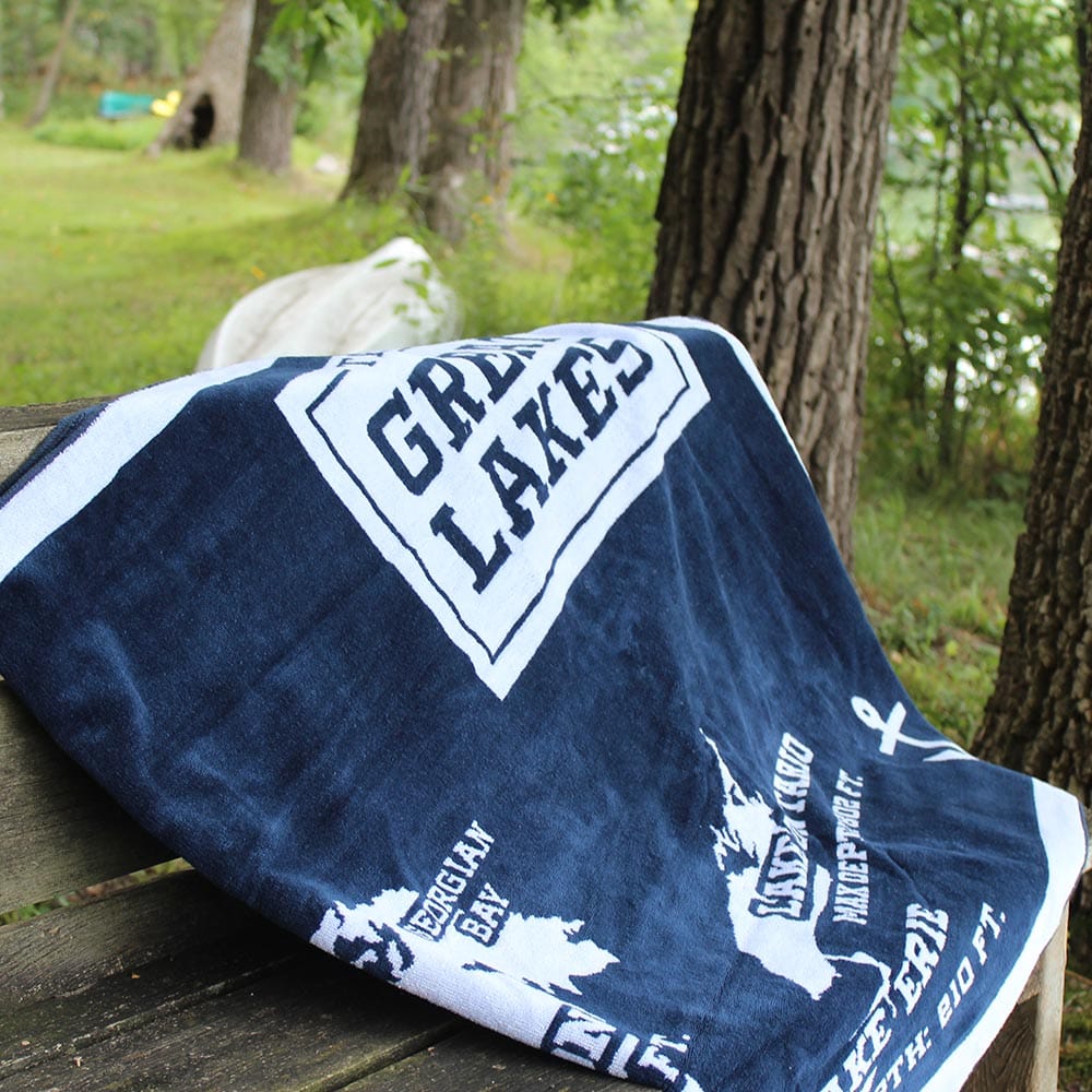 Great Lakes Map Towel active Current machine washable Sale